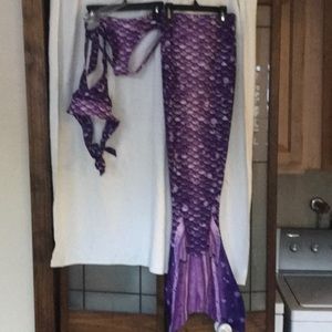 Suntails mermaid bathing suit and mermaid tail size M (7)